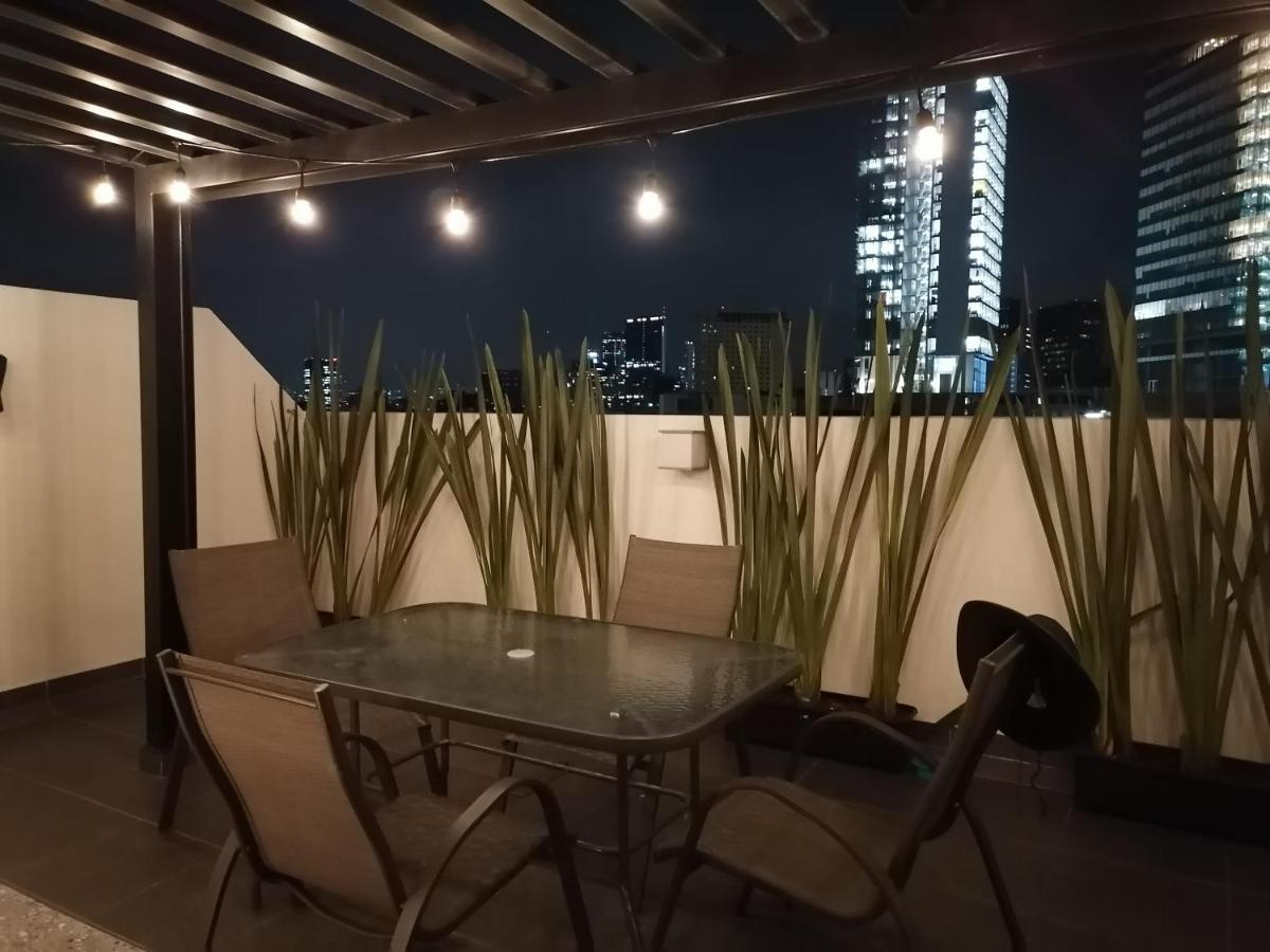 شقة Downtown Depto Con Terraza Privada مدينة مكسيكو المظهر الخارجي الصورة