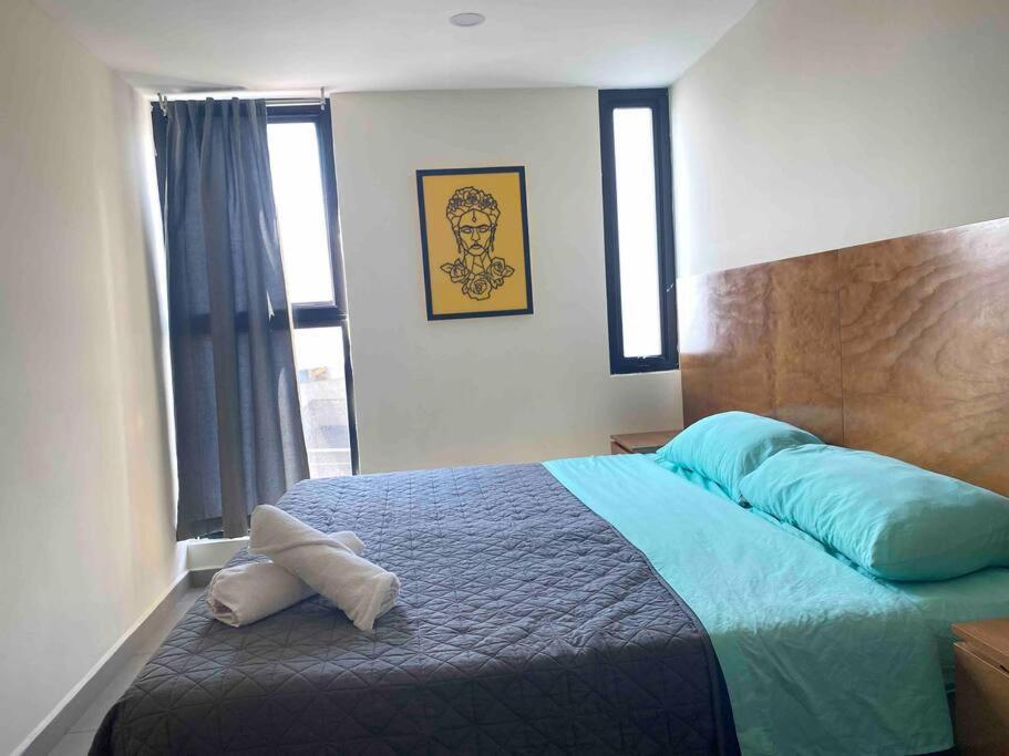 شقة Downtown Depto Con Terraza Privada مدينة مكسيكو المظهر الخارجي الصورة
